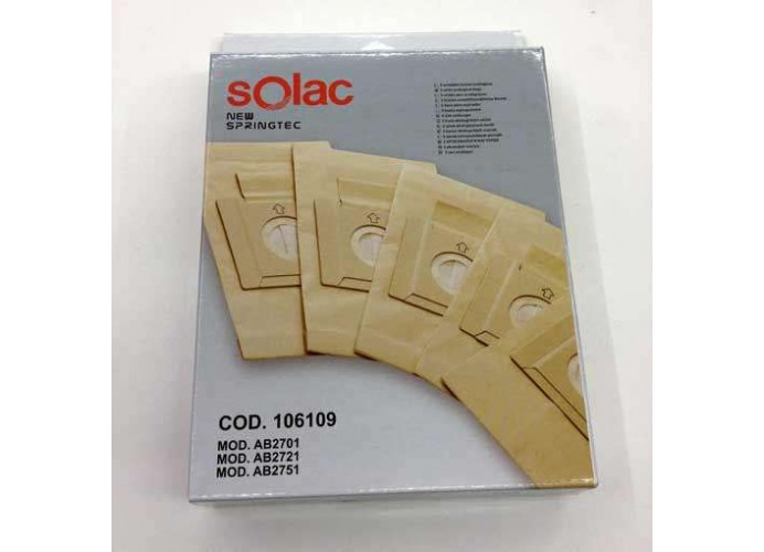 Solac AB2701 AB2721 AB2751 vacuum cleaner bags