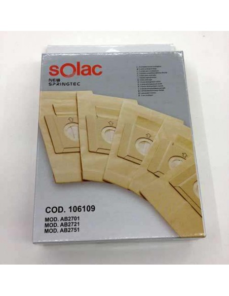 Solac AB2701 AB2721 AB2751 vacuum cleaner bags