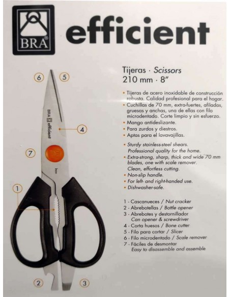 Tijeras Bra efficient Multiusos 7 en 1