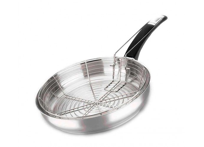 Pan with Basket Stands 24cm Induction