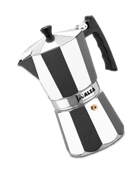 Cafetière italienne Induction Complète Hausse de Luxe 6 tasses