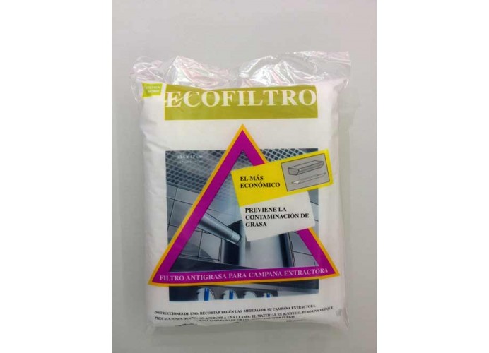 Filtro ignifugo para campana extractora. Universal