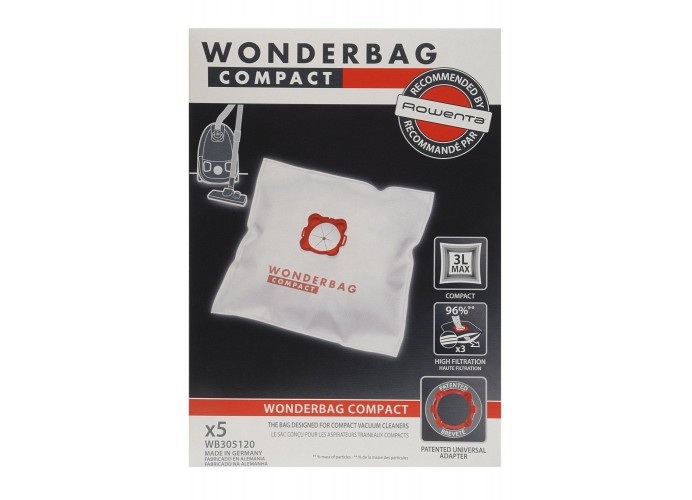 Sacchi Wonderbag Compact Rowenta x5