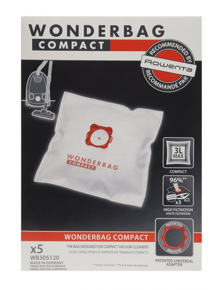 Bags Wonderbag Compact Rowenta x 5