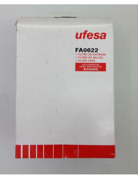 Ufesa FA0622 vacuum cleaner filters for models AC6200