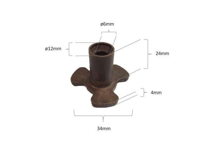 Pia trascinare al piatto Panasonic forno a microonde diametro di 6 mm, 24 mm, altezza, diametro