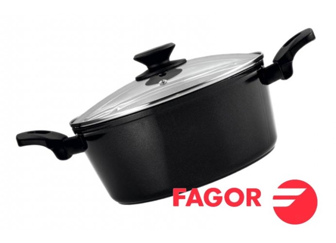 Pan Fagor 24cm Lid Glass Vivant Induction