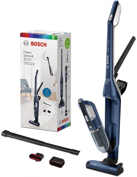Bosch BCH3P255 Flexxo Serie | 4 Aspirador 2 en 1, sin cable y