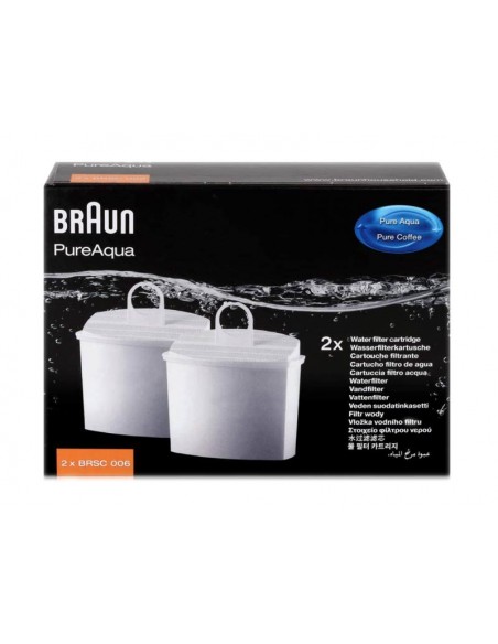 Cartucho filtro agua cafetera Braun PureAqua BRSC006