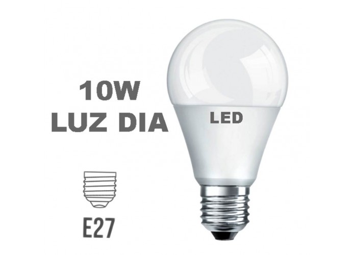 Lampadina LED Sferica E27 10w Luce Giorno