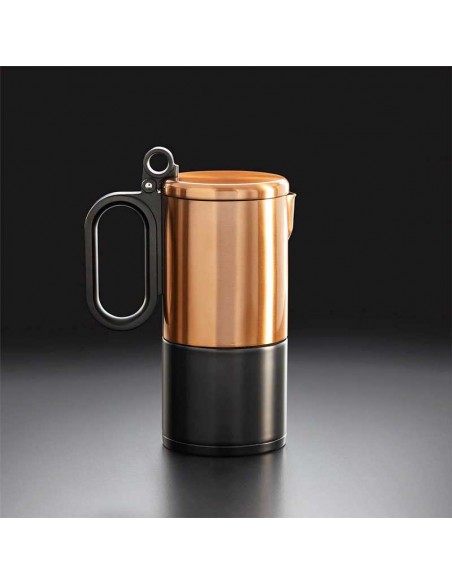 Image de Soutien-gorge Italien en acier inoxydable Cafetière Kaffe 4 tasses en
