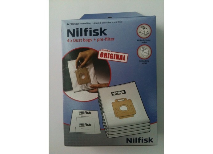 Aspirateur NILFISK sacs série extrême & roi