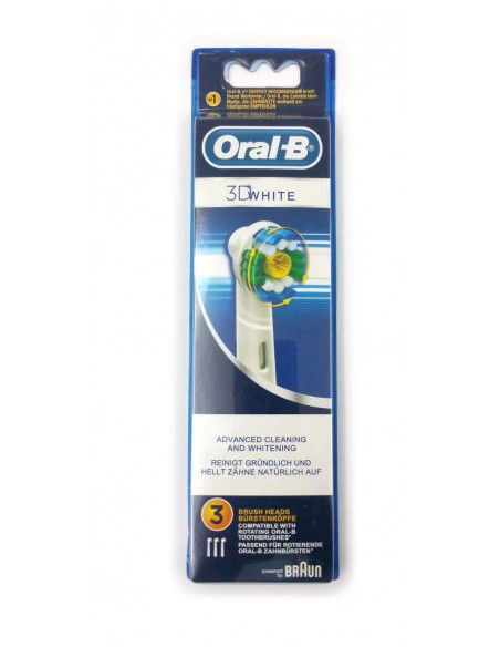 Recambio Cepillo Dental Braun Oral-B 3D White