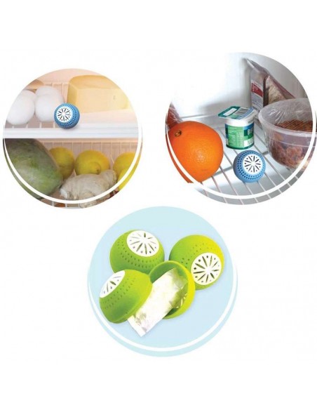 Palline anti odori per refrigeratori e frigoificos