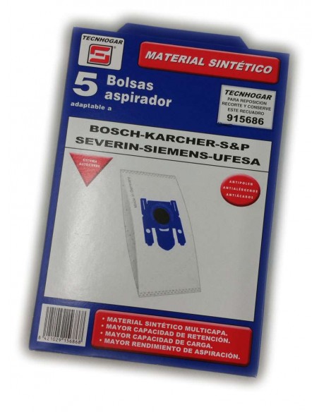 Bolsa aspirador SILEX compatible Nº 734