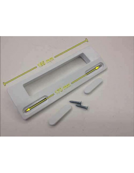 Universal refrigerator door handle