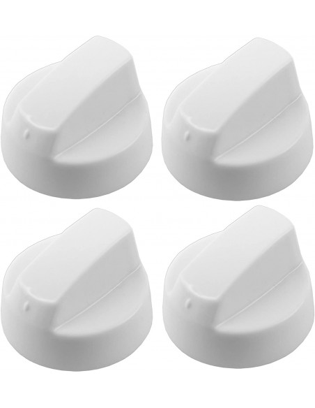 Image of Marketplace - 4X Universal White Knob for Kitchen in