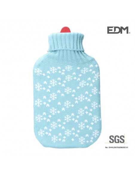 Image of Hot Water Bag EDM wool cover decorated in