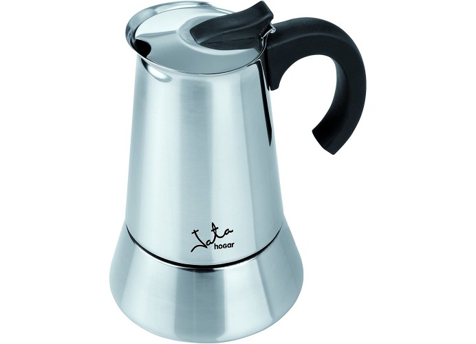 Italian Coffee Maker Stainless Steel Jata ODIN 6 Cups