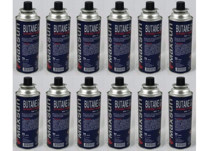 12 X Cartouches de gaz butane universelles