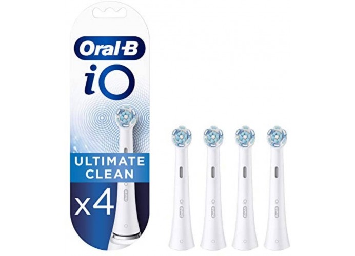 Ersatz 2 Zahnbürsten Braun Oral-B iO Ultimate Clean Weiß