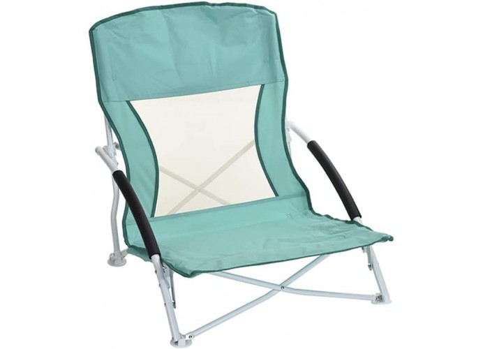 Silla De Playa Metalica Plegable 50X40X65Cm Colores Surtidos