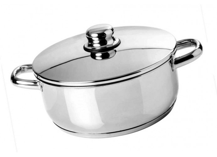 Casserole 24cm Élément Inox avec Couvercle 4.2 L