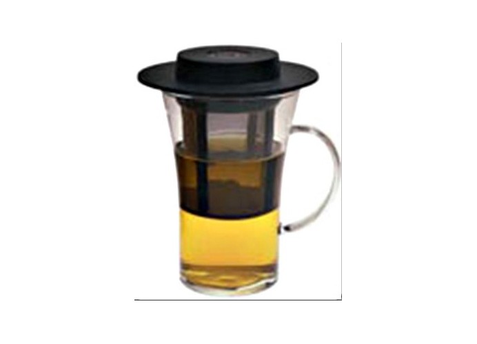 Tasse Tee mit Dauerfilter