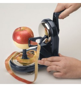 Vertical fruit peeler