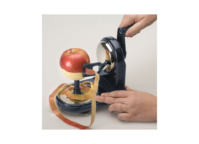 Vertical fruit peeler