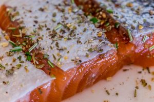 Salmon en hojaldre 